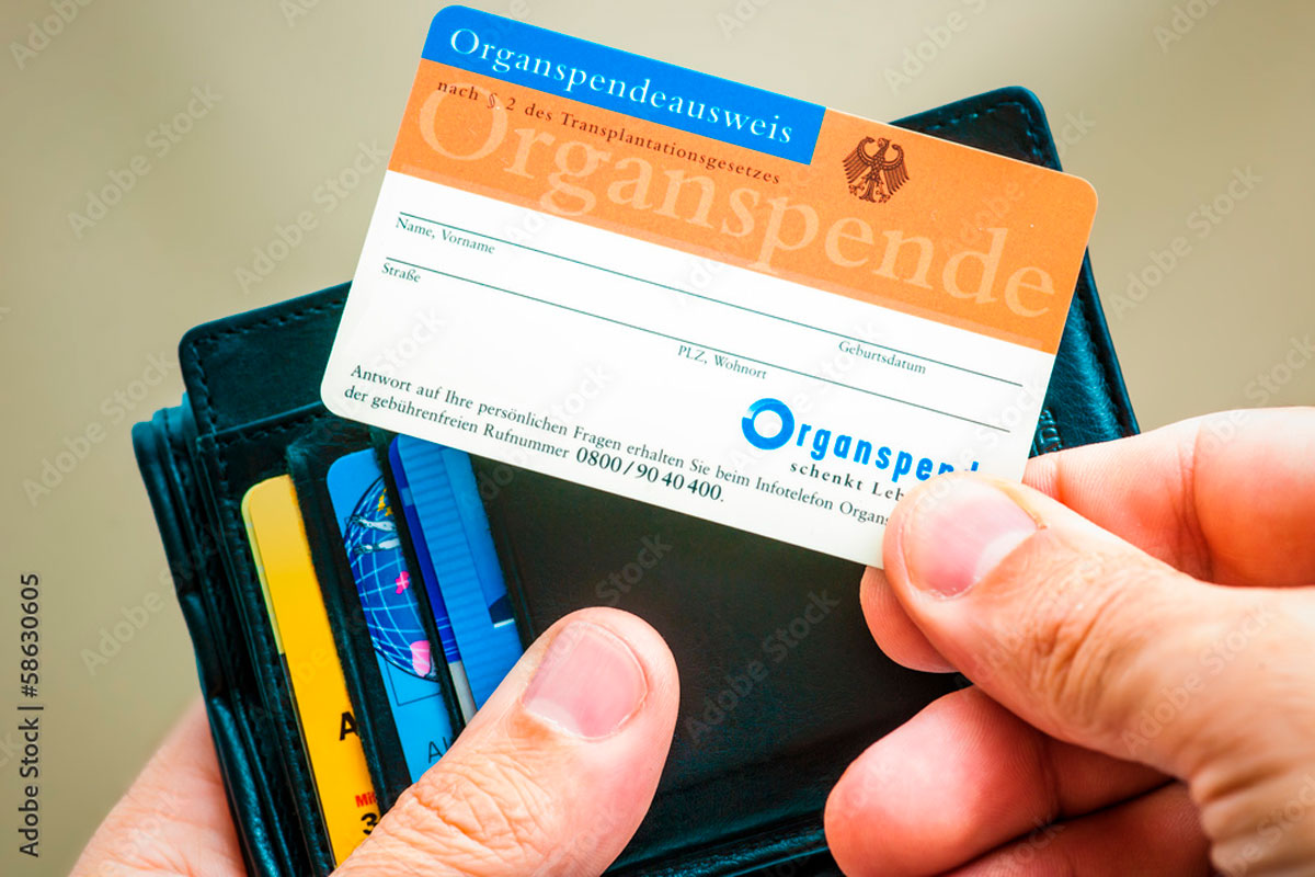 Wie kann ich meine Entscheidung zur Organspende festhalten?